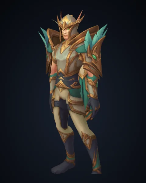 Shen'dorei Peacekeeper's Garb, drawn from the beta client’s files