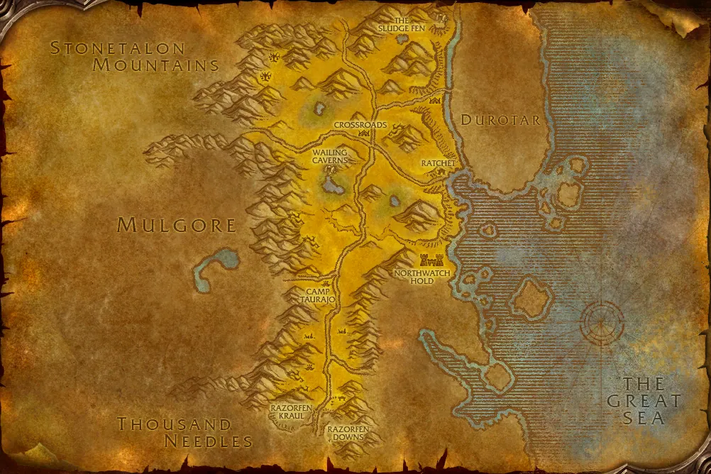 The Barrens quest map: where to pick up, hand in and do the quest