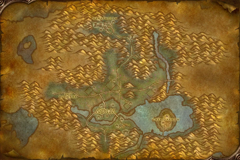 Western Plaguelands quest map: where to pick up, hand in and do the quest