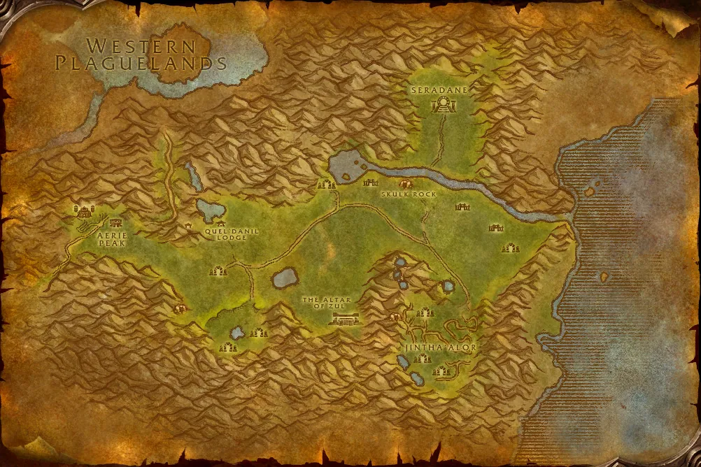 The Hinterlands quest map: where to pick up, hand in and do the quest