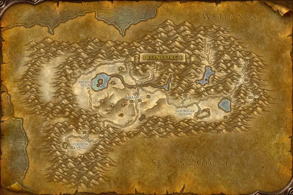 Dun Morogh quest map: where to pick up, hand in and do the quest