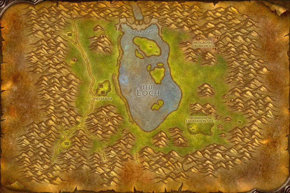 Loch Modan quest map: where to pick up, hand in and do the quest