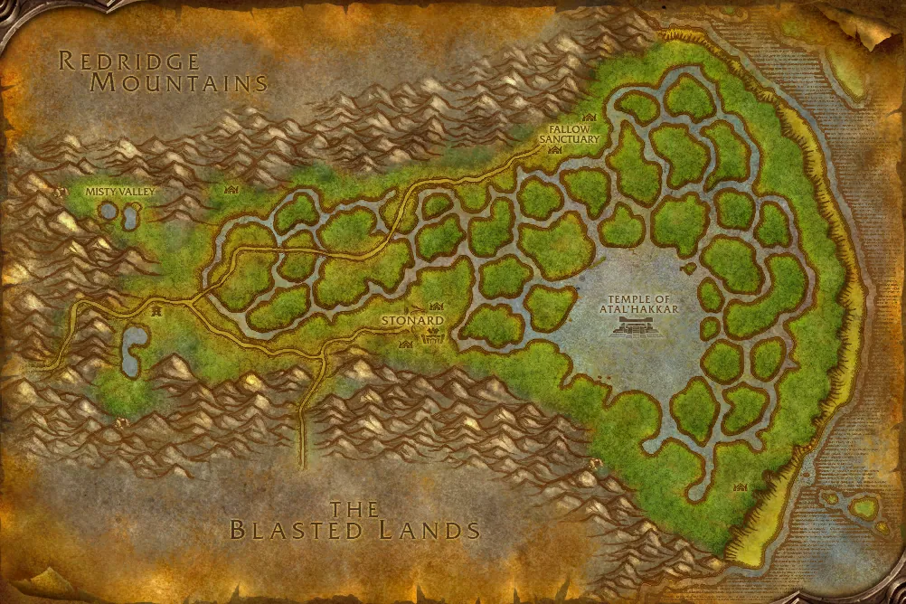 Swamp of Sorrows quest map: where to pick up, hand in and do the quest