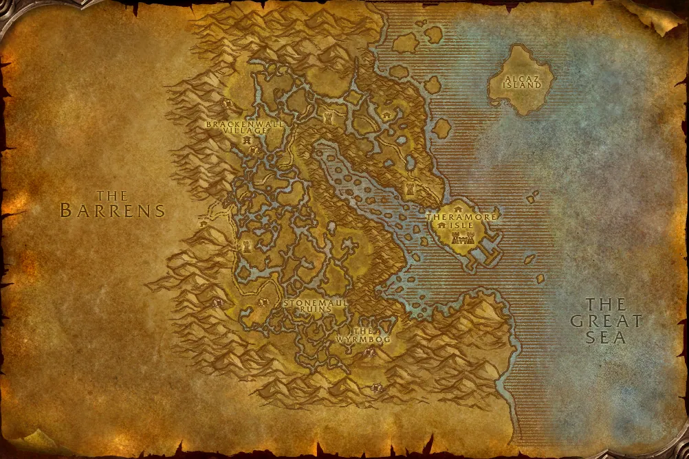 Dustwallow Marsh quest map: where to pick up, hand in and do the quest