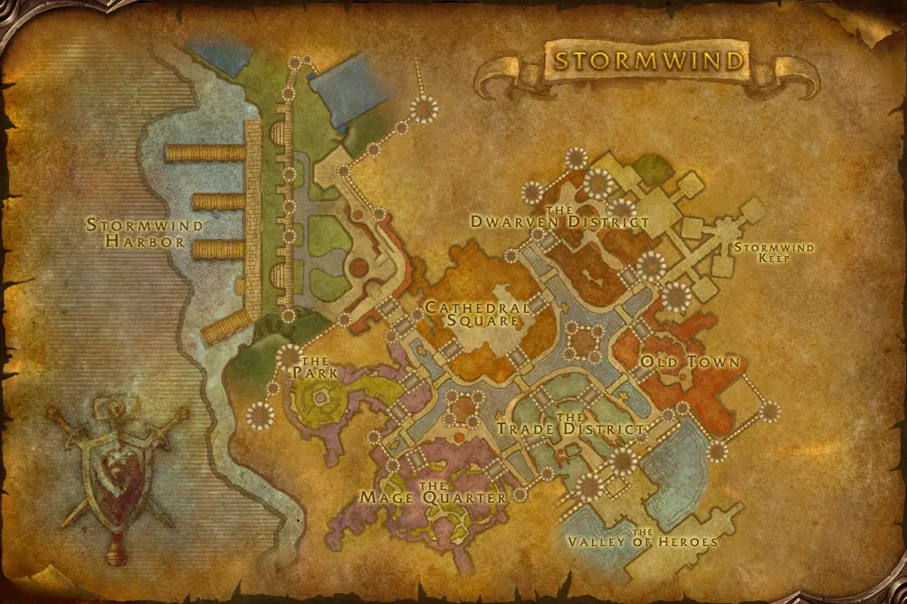 Stormwind City quest map: where to pick up, hand in and do the quest