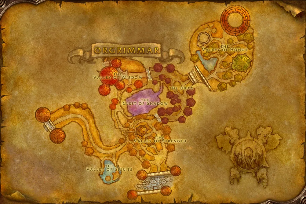 Orgrimmar quest map: where to pick up, hand in and do the quest