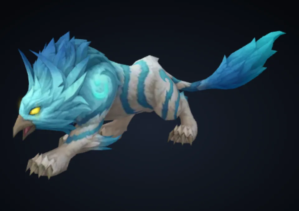 猎豹形态，白色