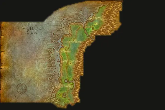 游戏内的黑海岸地图